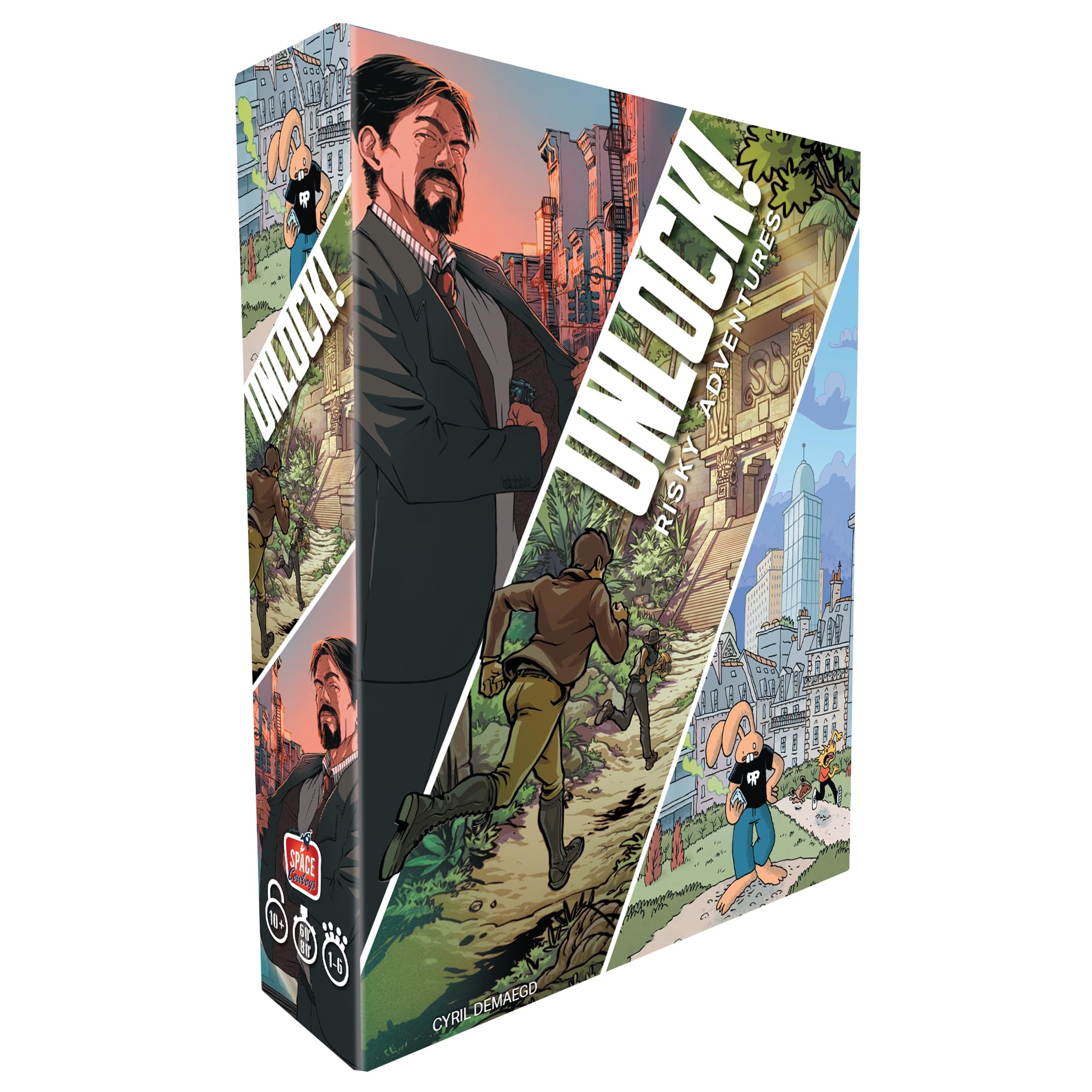 Asmodee Unlock! Risky Adventures, Gioco da Tavolo di Enigmi, 10+ Anni, 1-6 Giocatori, Edizione in Italiano