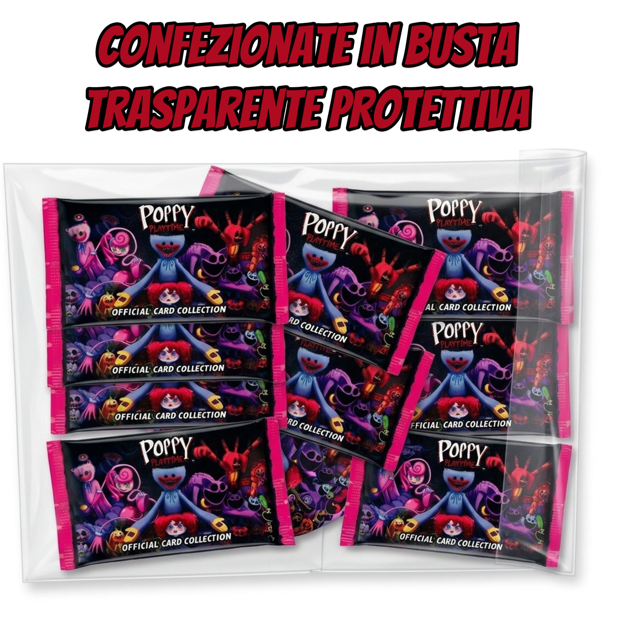 Generico POPY PLAYTIME 10 Bustine Ufficiali Diramix, Ogni bustina contiene 5 Carte Collezionabili - 4