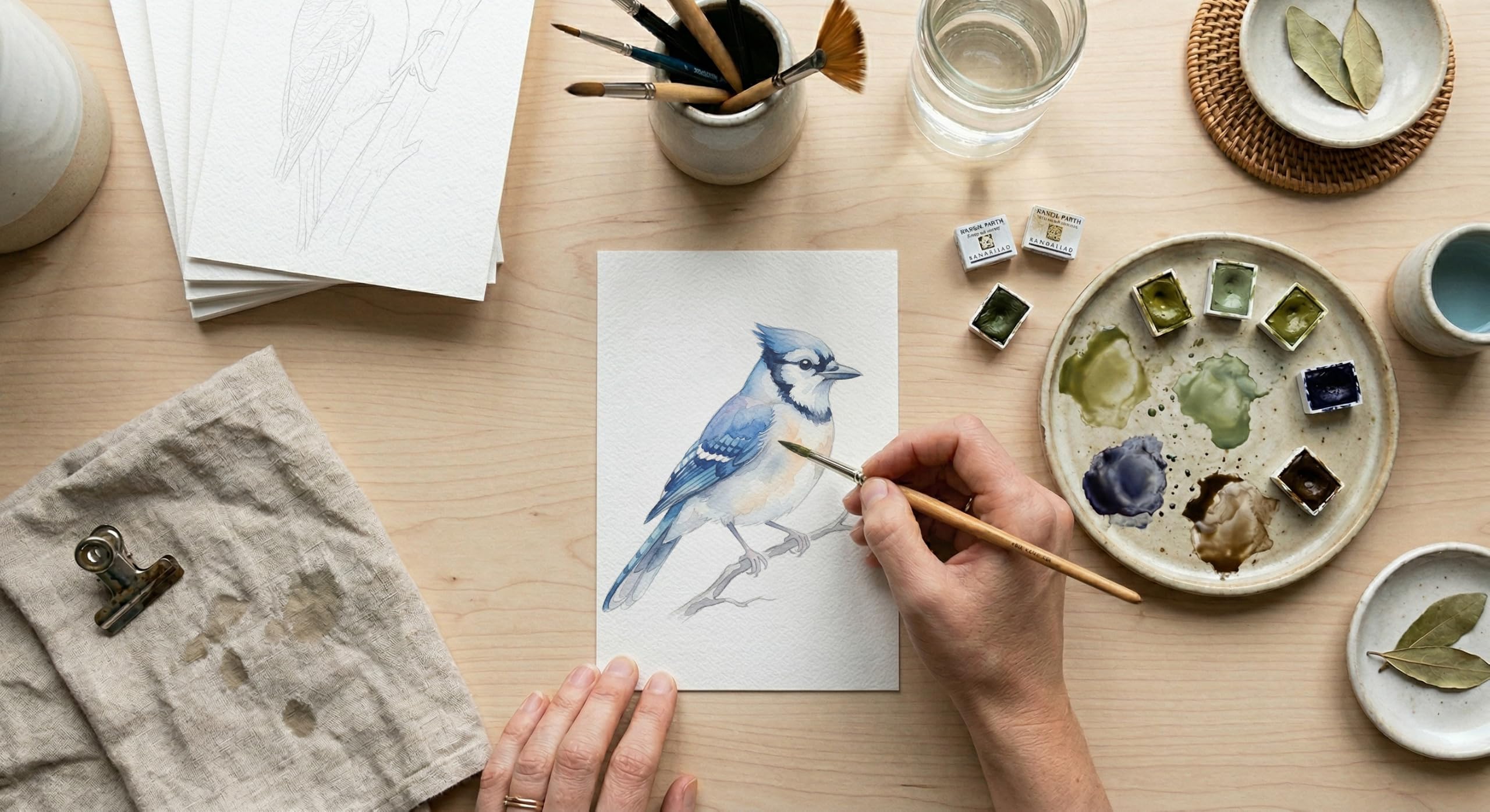 Watercolor Sketch Cards - Paint & Practice! -2