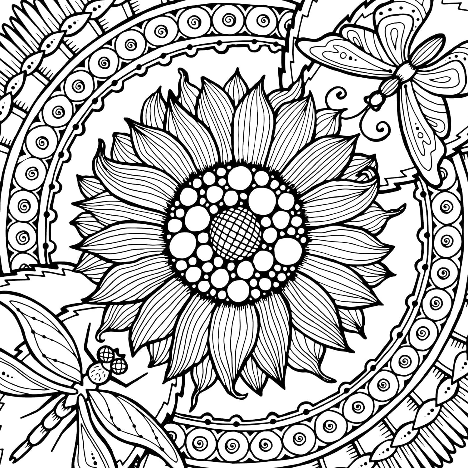 Refreshing Mandala Colouring Book for Adults Book 3 | Intricate Mandala Designs for Mindfulness, Relaxation & Creativity | High Quality Paper for Pens, Pencils & Markers 1