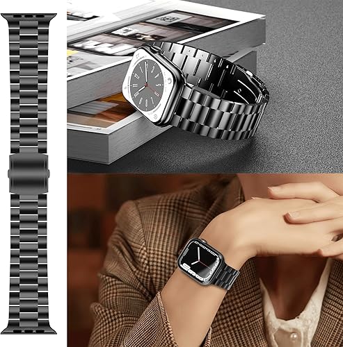 Miniatura 6 de iiteeology Correa de 1.929 in compatible con Apple Watch Ultra Band Series 9, pulsera de acero inoxidable mejorada para iWatch de 1.772 pulgadas,