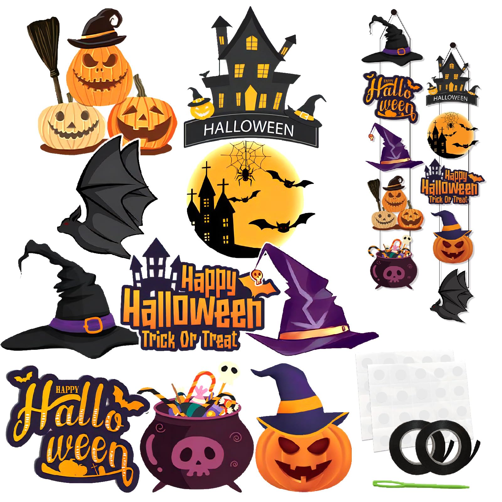 Amazon | ハロウィン 装飾 おしゃれ 玄関 飾り かぼちゃ パンプキン