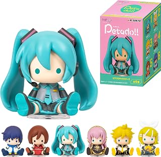 Hamee RE-Ment Blind Box - Hatsune Miku petadoll - Piapro Characters - 1 Pc. | Cute Blind Box Diorama Miniature Figure Set, Collectible Display Figure, Birthday Gift, Party Favor, Home Decor