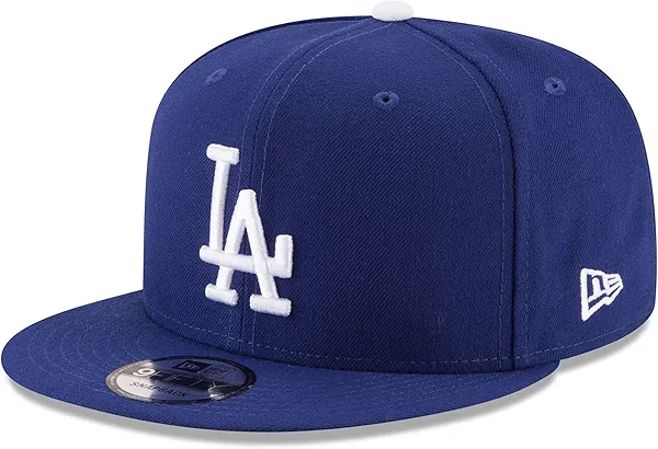New Era MLB 9FIFTY Adjustable Snapback Hat Cap One Size Fits All (Los Angeles Dodgers Blue)