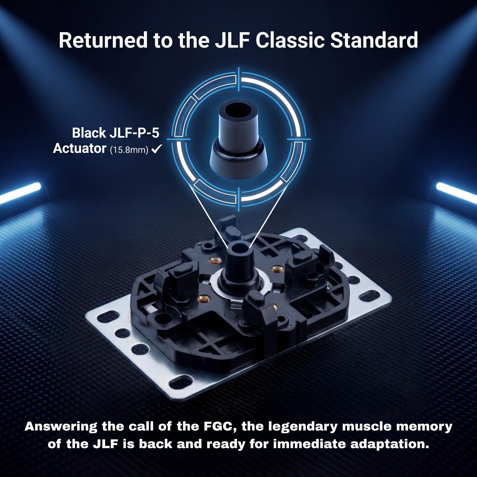 SANWA JLX2-TP-8YT Joystick de arcade de 2ª generación con parte superior de bola roja y arnés de 5 pines, actualización y sucesor definitivo de JLF, base POM, arandela en forma de X, puerta GT-8X