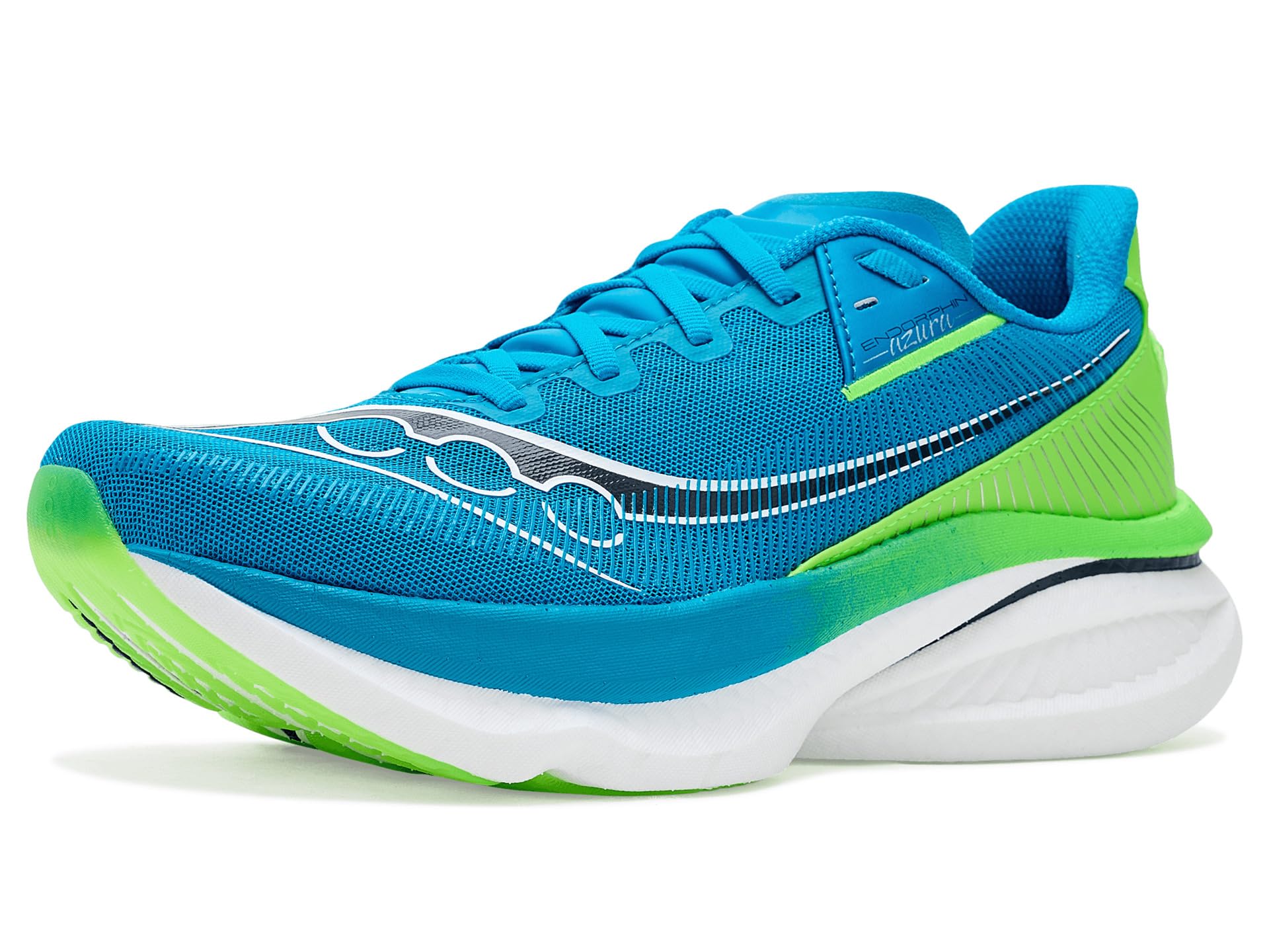 Saucony Endorphin Men's Azura Sneaker, 150 Cobalt Slime, 9 UK