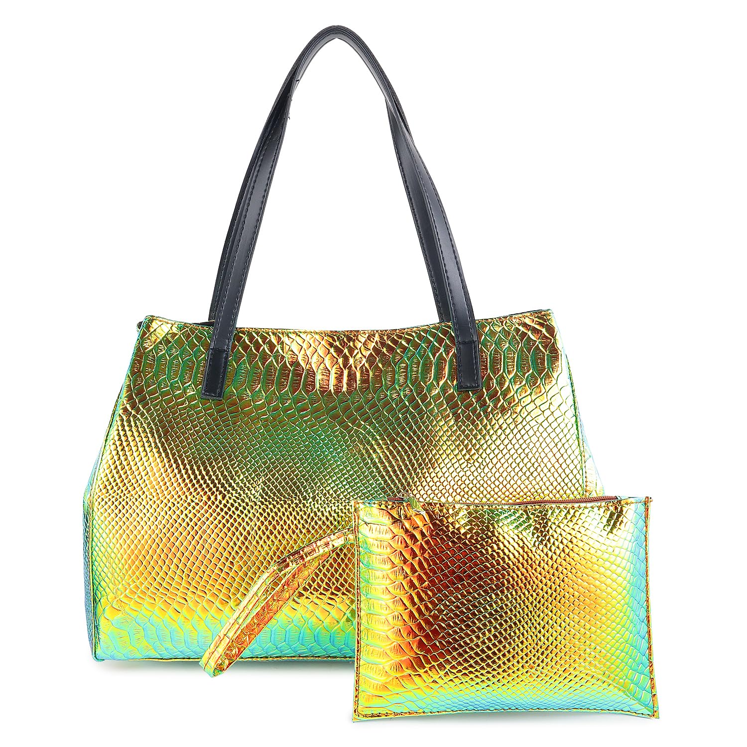 Bag Pepper Elegance Golden Tote With Shine Contrast Leather | A Stylish, Versatile, and Fashionable Shoulder Bag for Women, Perfect for Any Occasion (Gold) (B0CCYQ4HHX) Amazon Price History, Amazon Price Tracker