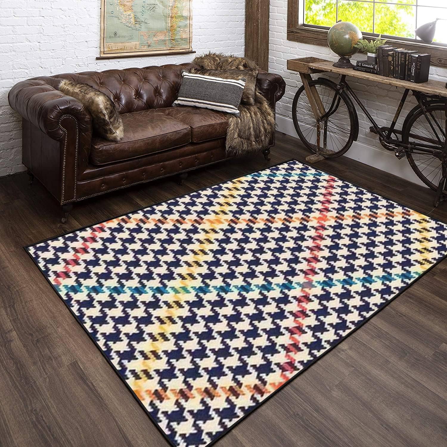 Tapis 3D rayures texture géométrique abstraite 200 x 300 cm tapis salon chambre