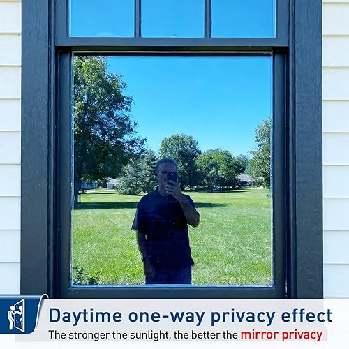 Vista 59 de Coavas - Película de privacidad para ventana no adhesiva, película translúcida de aves para ventana, película estática, adhesivos de ventana