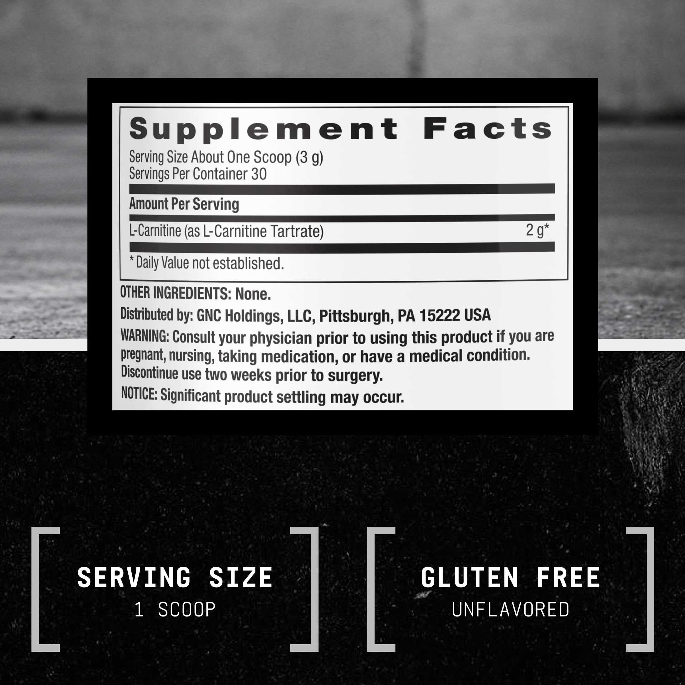 BEYOND RAW GNC Chemistry Labs L-Carnitine Powder, 30 Servings — Amazon image 8