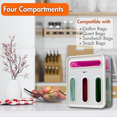 Miniatura 4 de Organizador de bolsas Ziplock  Organizador de bolsas con cierre de cremallera  Organizador de bolsas de almacenamiento  Organizador de