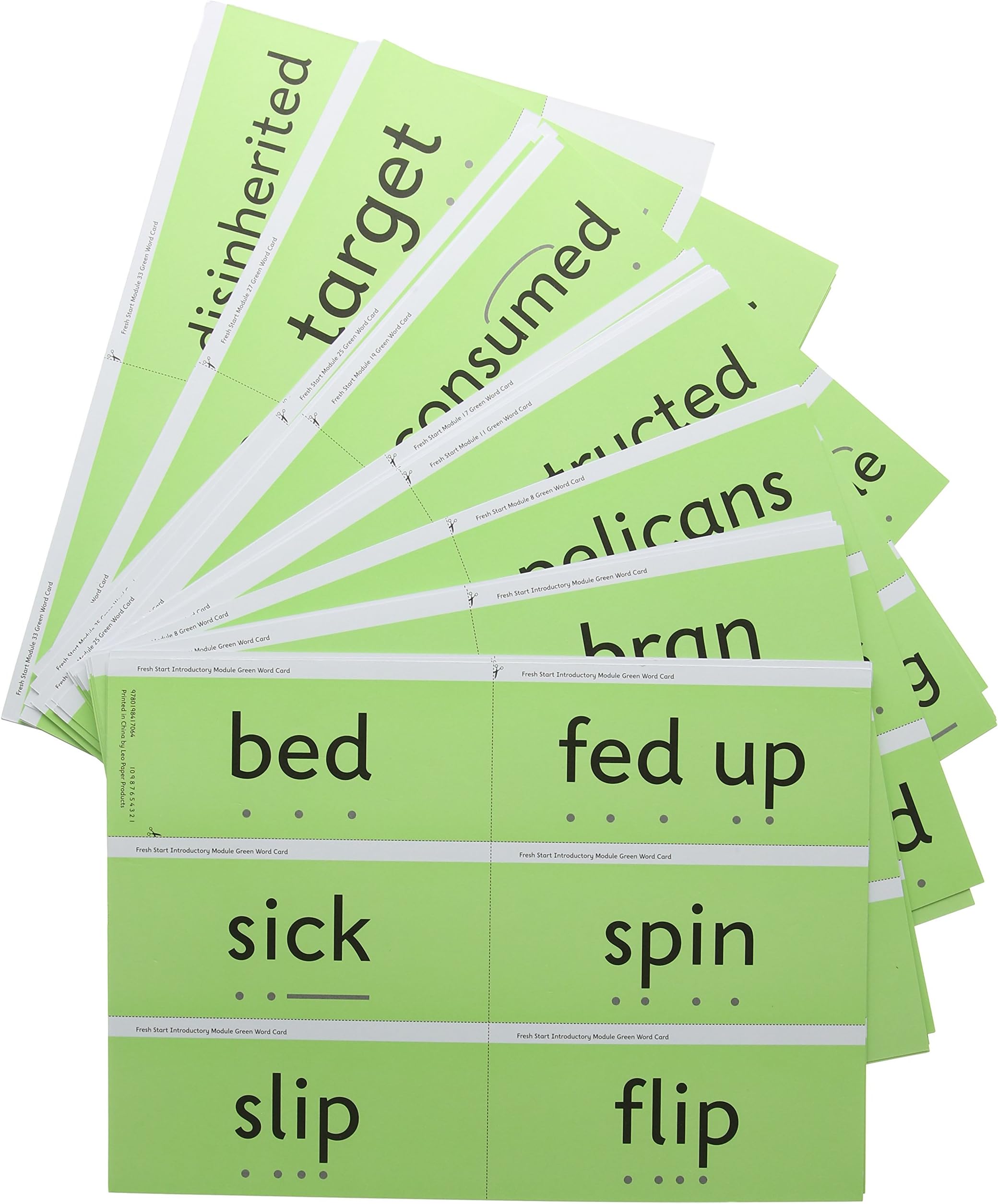 Module Green Word Cards (Read Write Inc. Fresh Start: Pre-2024 Edition)