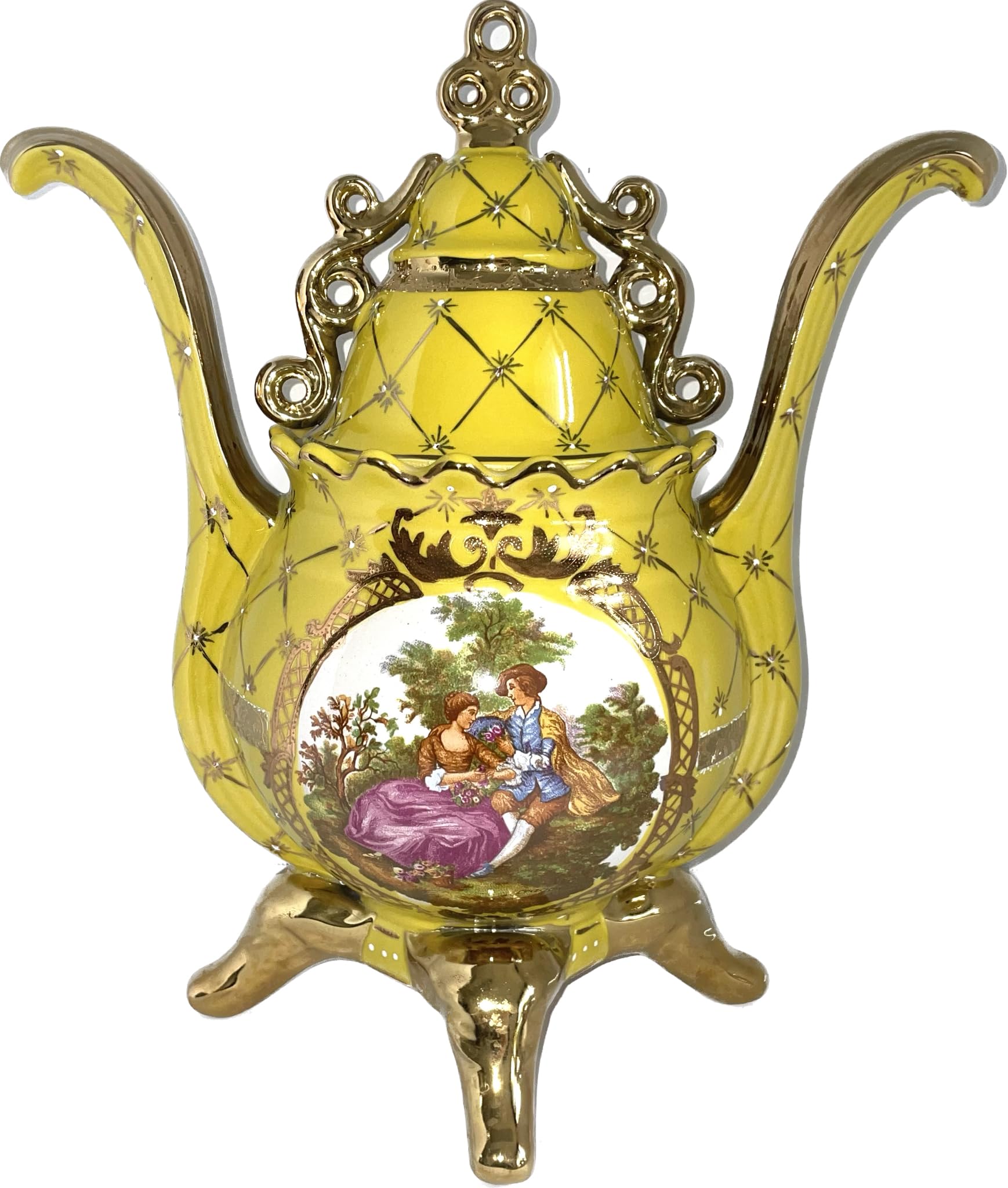 Botanica la Marina Sopera para Ochun con asas / Ochun tureen with handles.