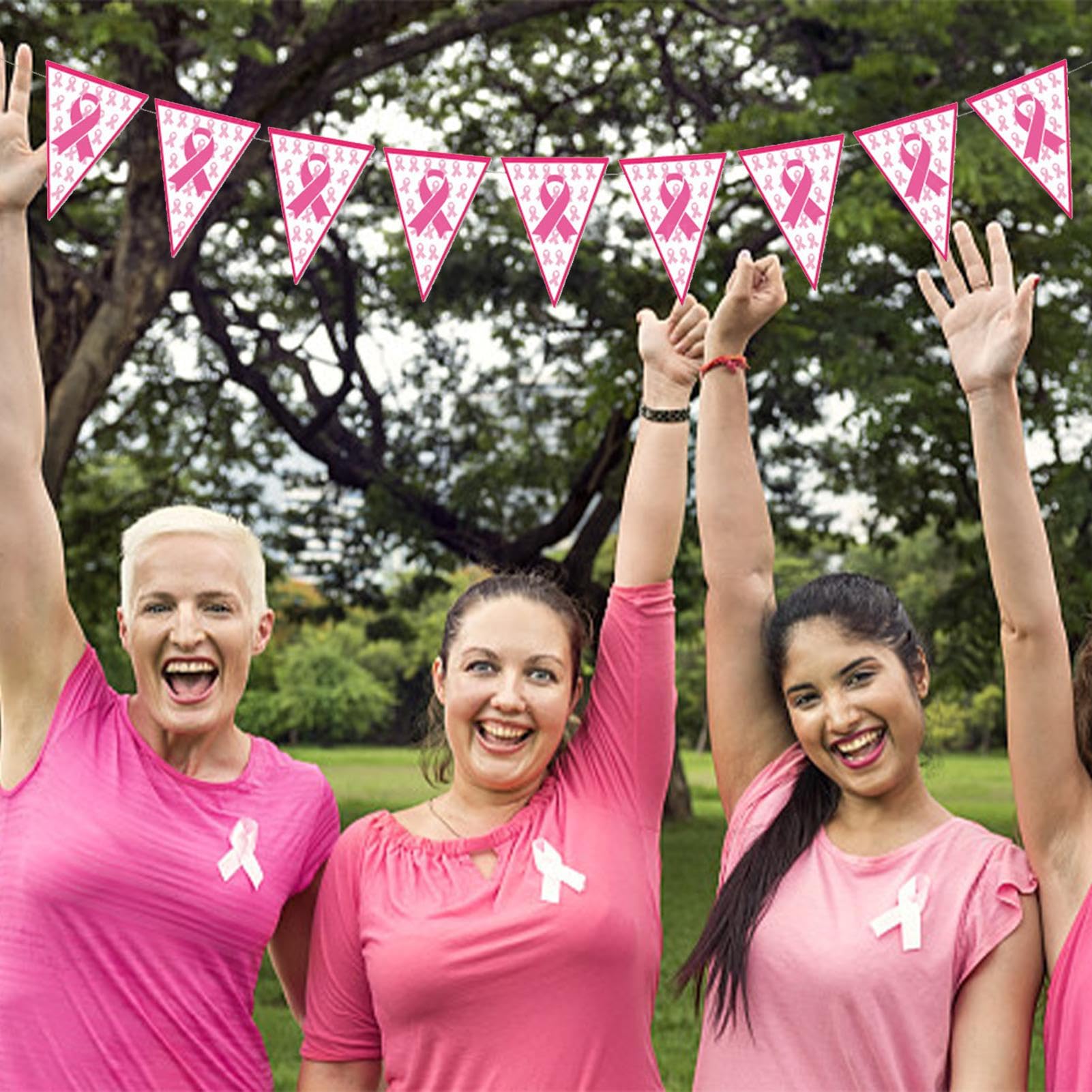 Ruban Rose Au Mois De Sensibilisation Au Cancer Du Sein. Bannière Médicale Du Cancer Du Sein Avec Soutien-gorge Rose | Vecteur Premium