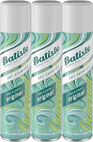 Batiste Shampoos Secos, Fragrância Original, 6,73 Fl Oz, Pacote com 3 (AD1162)