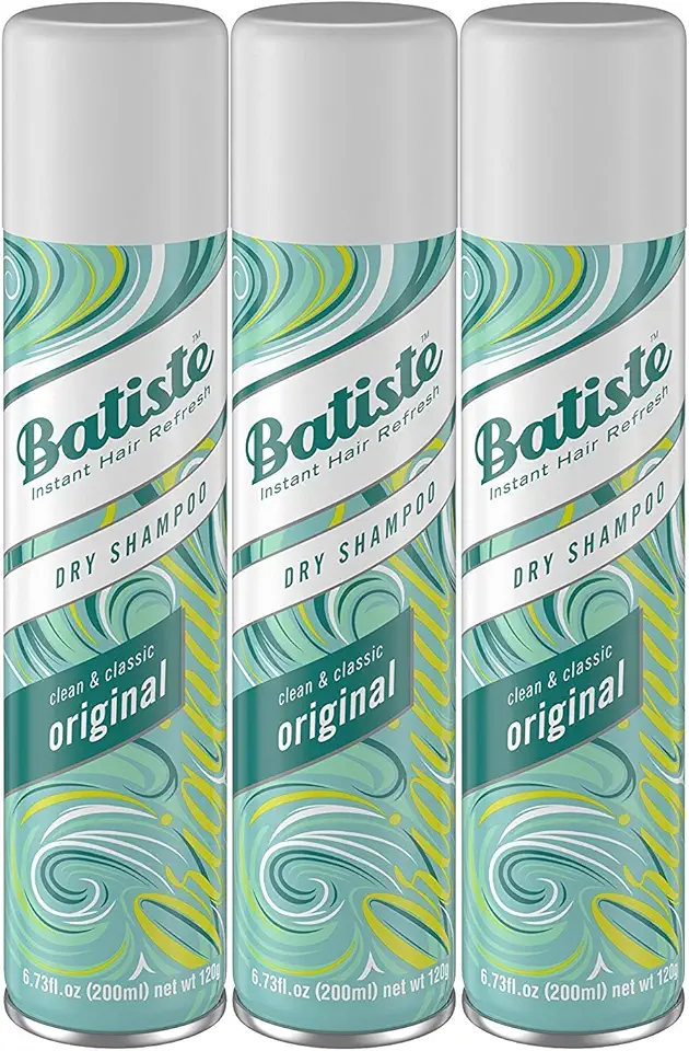 Batiste Dry Shampoo, Original Fragrance, 6.73 Fl Oz,Pack of 3