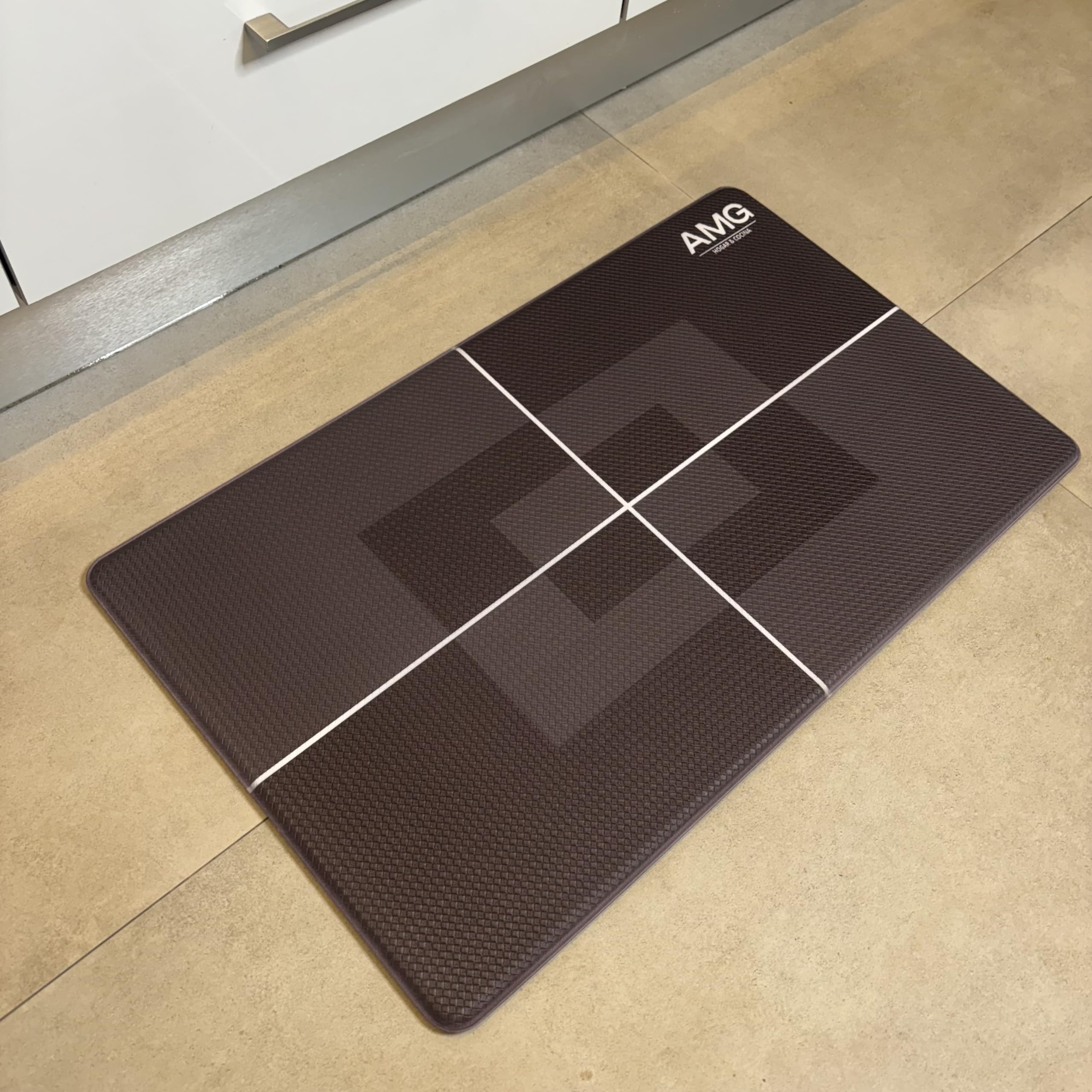 AMG hogar & cocina - Alfombra Cocina. Alfombra para Cocina. Alfombra Cocina Lavable Antideslizante, Alfombrilla Cocina. Alfombra vinilica. Alfombra Lavable. 75x45cm. (Rectángulos)