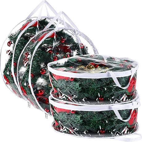 Shappy Christmas Wreath Storage Container - The Ultimate Protection for Your Wreaths
