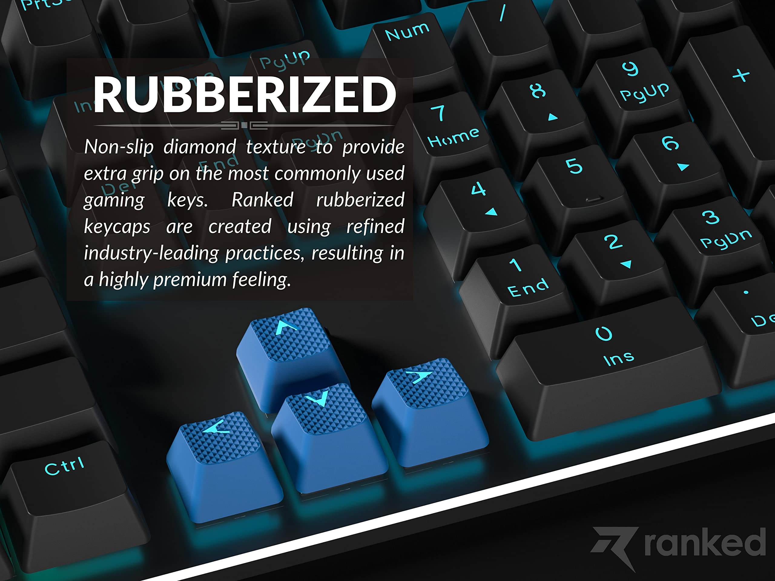 Ranked Rubber Keycap Set, Skydiver, 23 Touches - Image 3