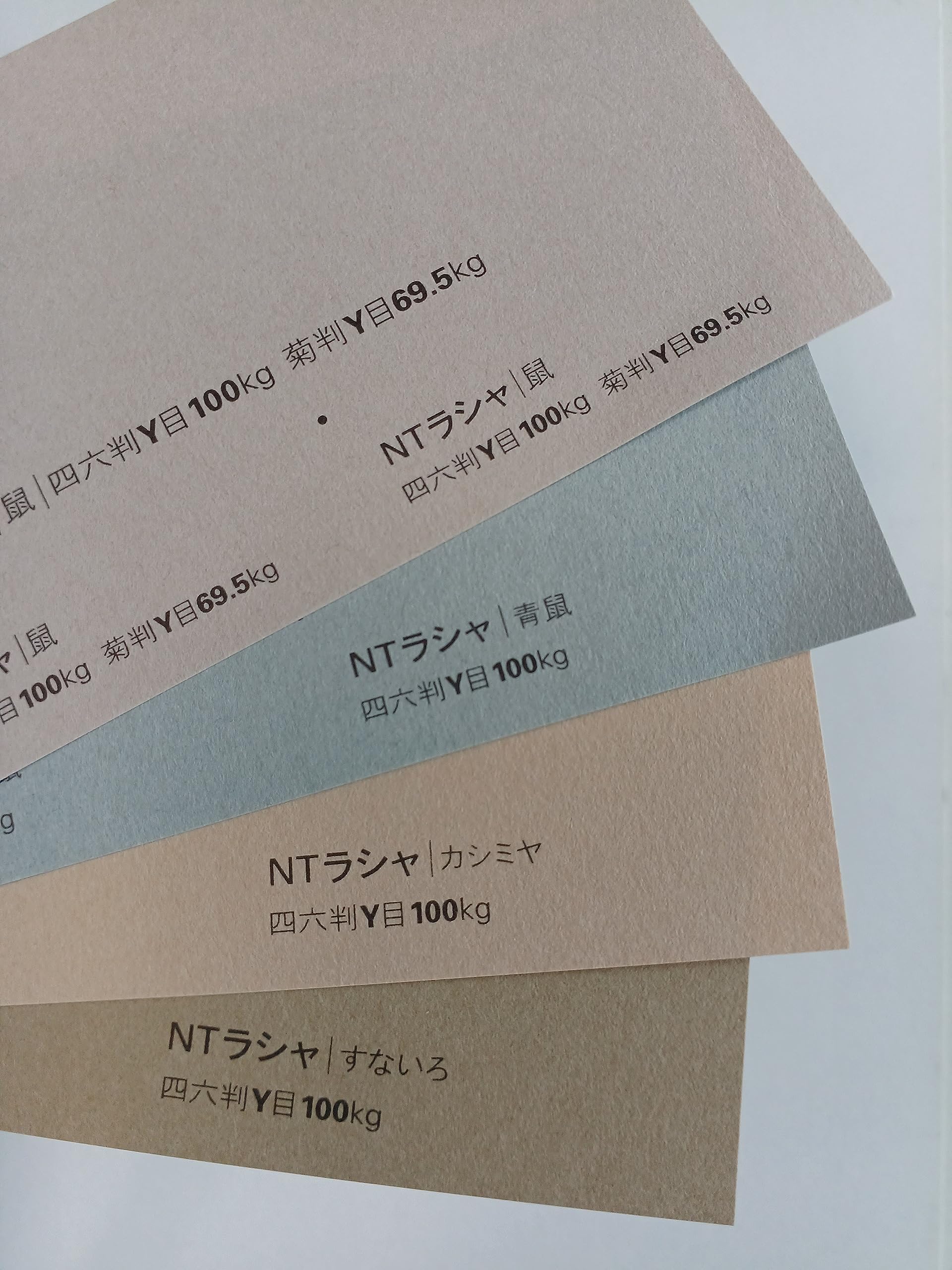 Amazon.co.jp: 大きい色画用紙 NTラシャ 100kg 1091㎜×788㎜ 5枚入り
