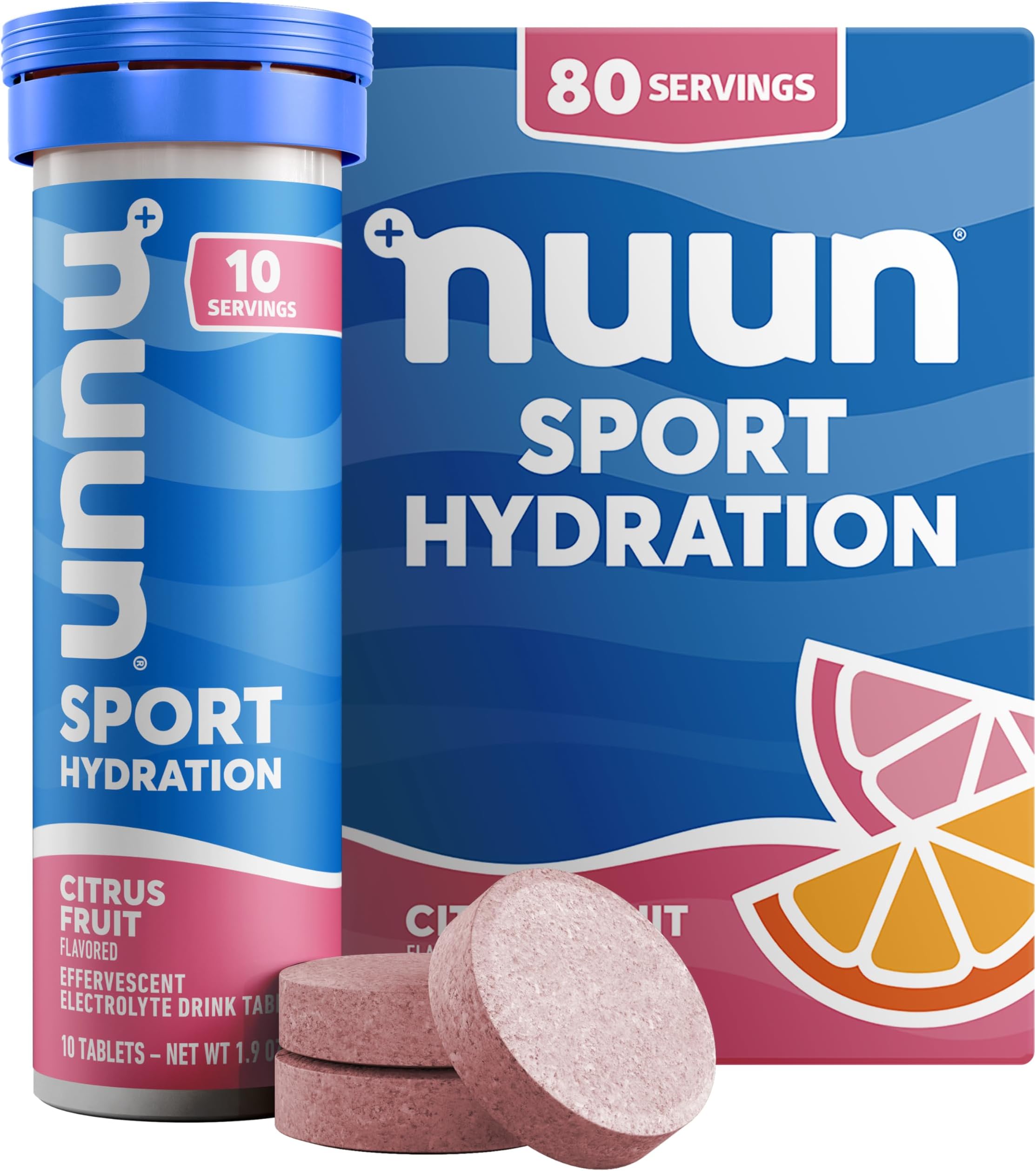 Nuun, Electrolyte Drink Tabs Citrus Fruit, 8 Count, 1.8 Ounce