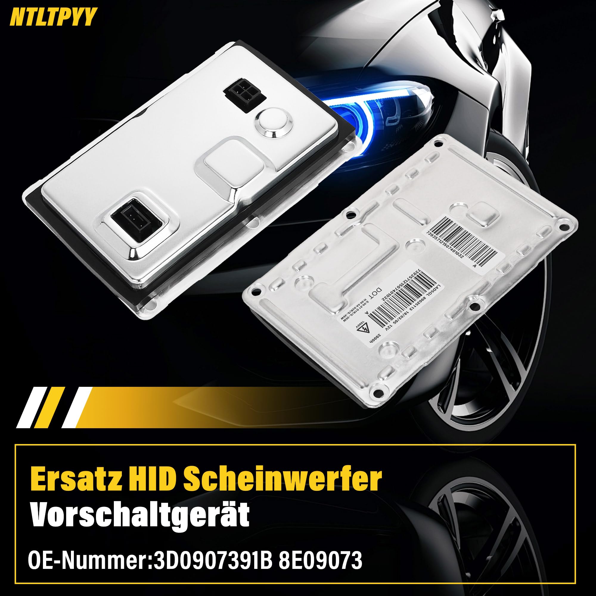 Xenon Scheinwerfer Vorschaltgerät Steuergerät für Audi B6 A4 S4 BMW E81 E87 Cadillac Cts SRX, HID Vorschaltgerät für C4 Seat Opel Passat B6 3D0907391B 8E0907391A