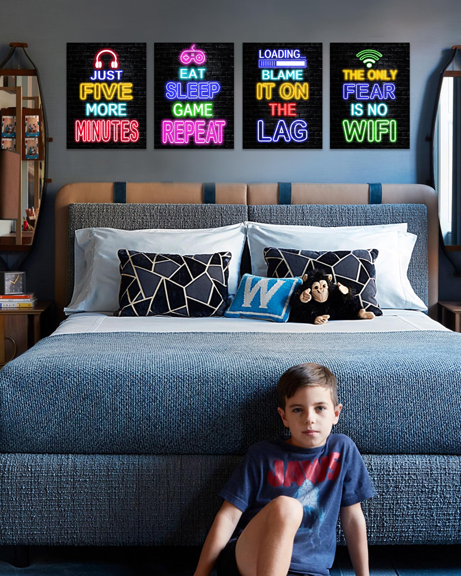 Poster De Jeu Vidéo Valorant Neon - Décoration De Chambre De Garçon