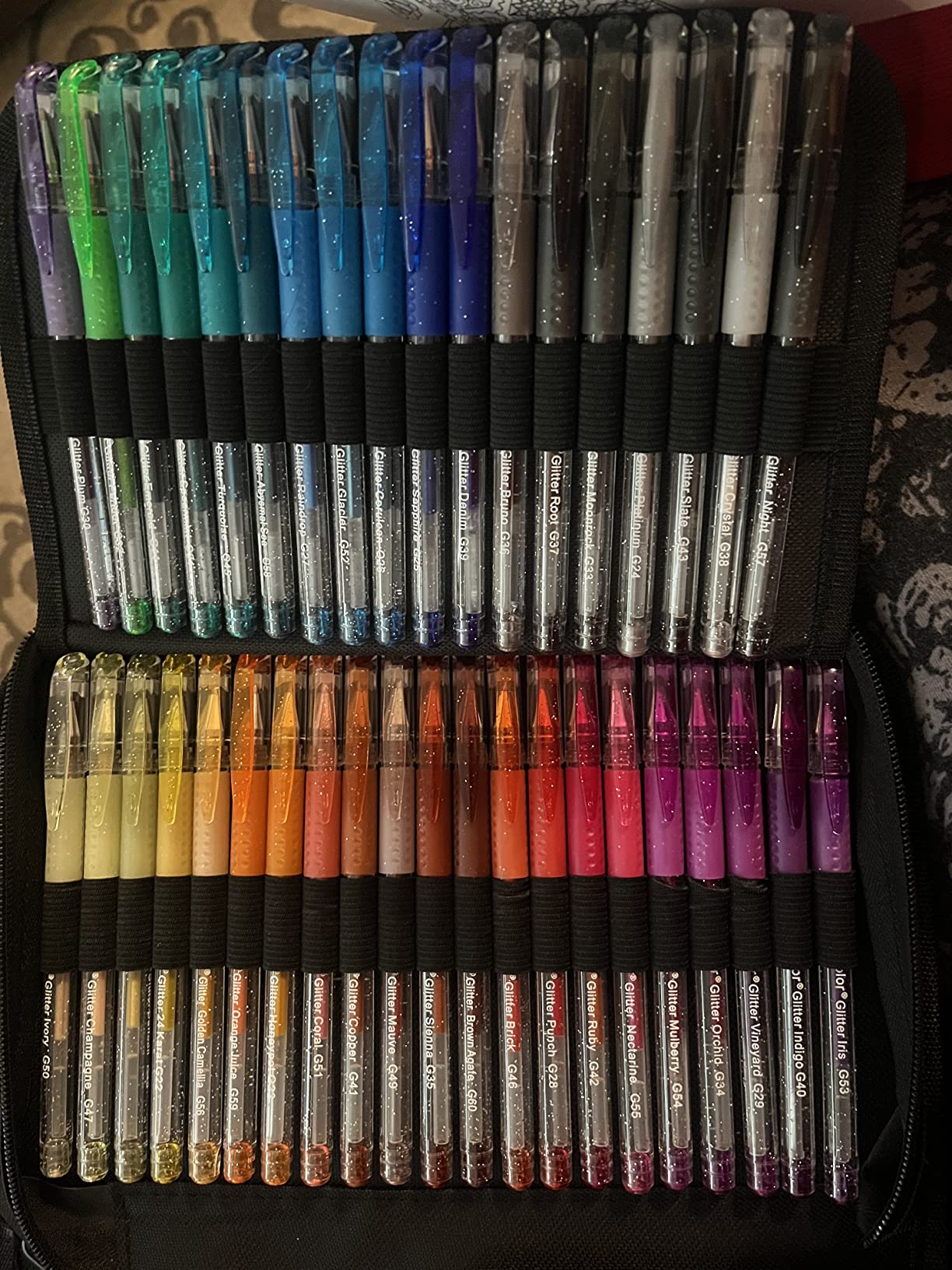 4/mo Finance Soucolor Glitter Gel Pens for Adult Coloring Books, 120