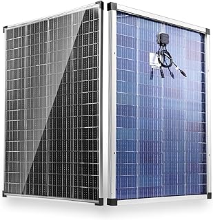 Nicesolar 12V 200W Panneau Solaire Photovoltaïque Monocristallin 200 Watt PV Module pour Batteries 12 Volt Caravane Camping-car Bateau Yacht RV Supports de toit Off Grid