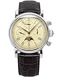 MoonPhase Master SUM199BX Gold Swan Neck 40mm ST1908 Mechanical Chronograph Mens Wrist Watch Seagull 1963