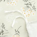 Couverture de couette florale Reine, microfibre brossée 3 pièces Floral Ensemble de lit Reine, motif fleur de jardin Couverture de couettes Reine, avec fermeture zippée, luxe doux respirant Comfy