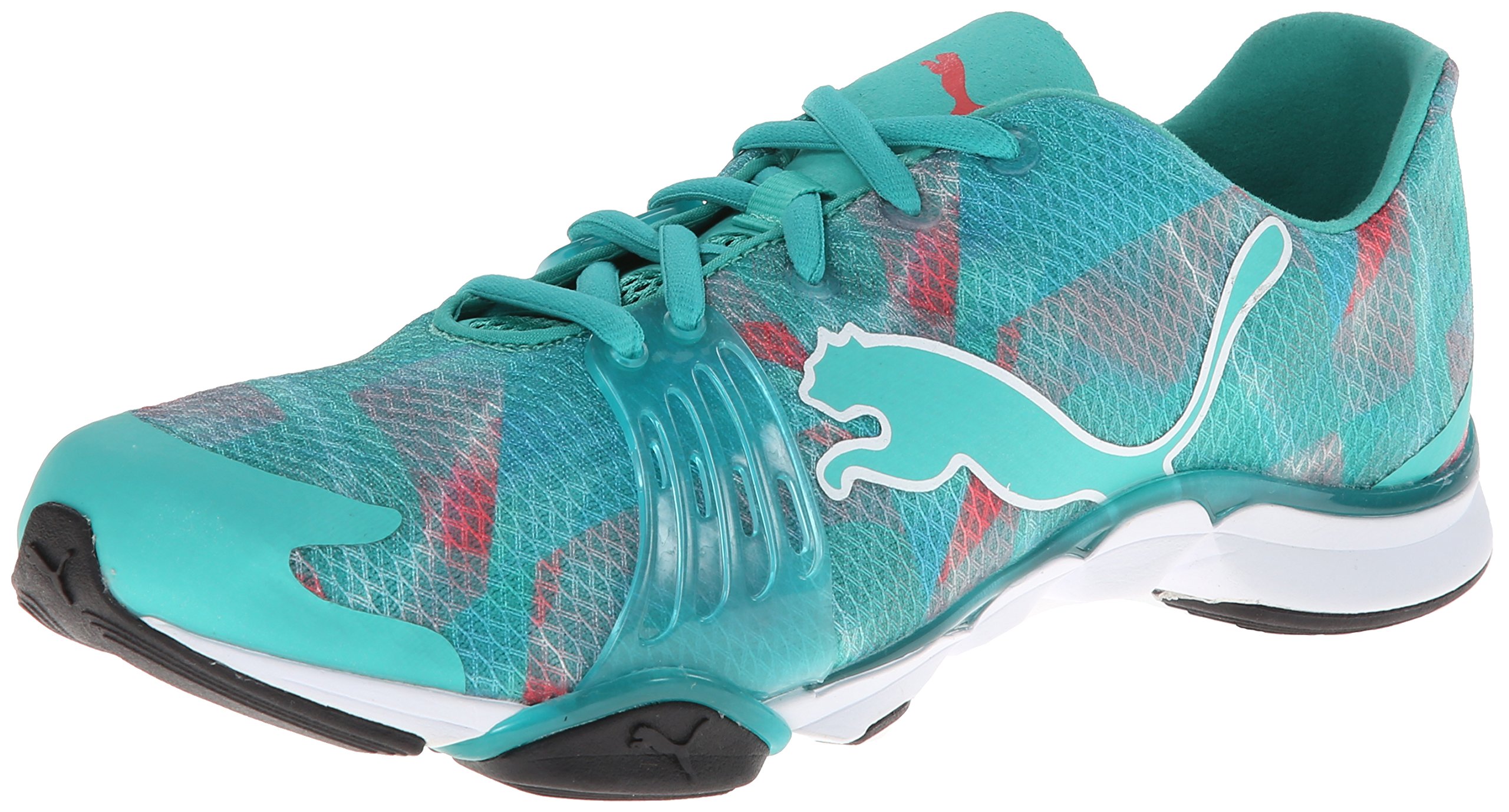 PUMA Women's Mobium XT Graphic Cross-Training Shoe,Pool Green,9 B US