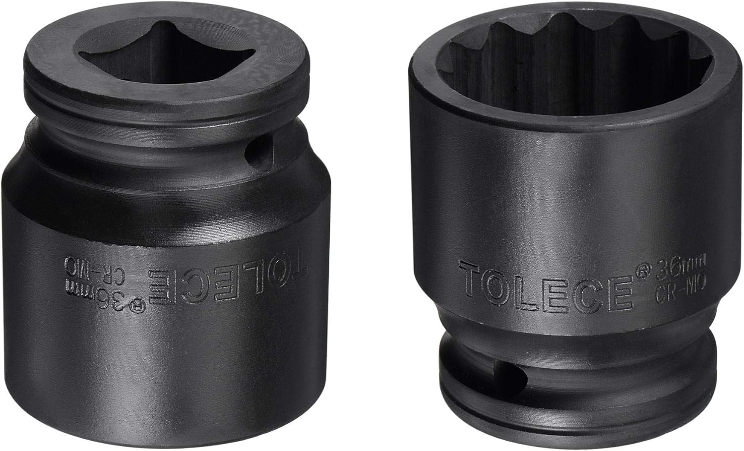uxcell 3/4-Inch Drive 36mm 12-Point Impact Socket, CR-MO Steel 56mm Length, Standard Metric Sizes
