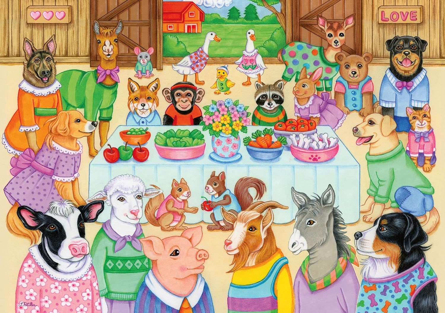 Ravensburger Barn Party 35 Piece Puzzle for Kids 4+
