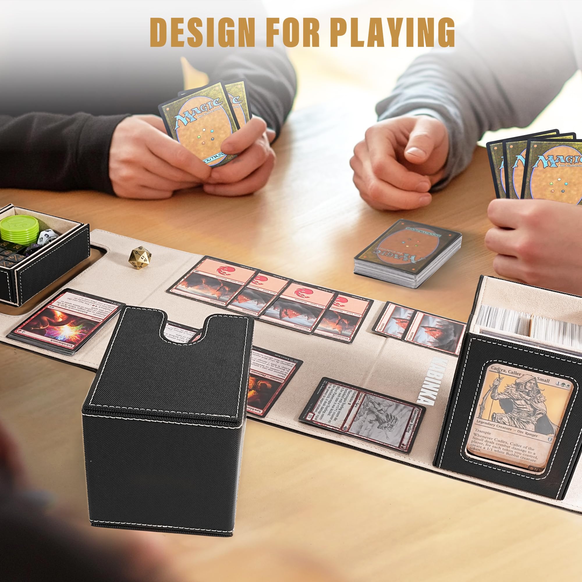 Amazon.com: Kabinka Deck Box for MTG with Commander Display, 3 in