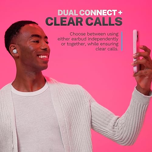 Miniatura 5 de JLab Go Air Pop+ Auriculares inalámbricos verdaderos, auriculares intraurales, auriculares Bluetooth, auriculares de reproducción de 35 horas,