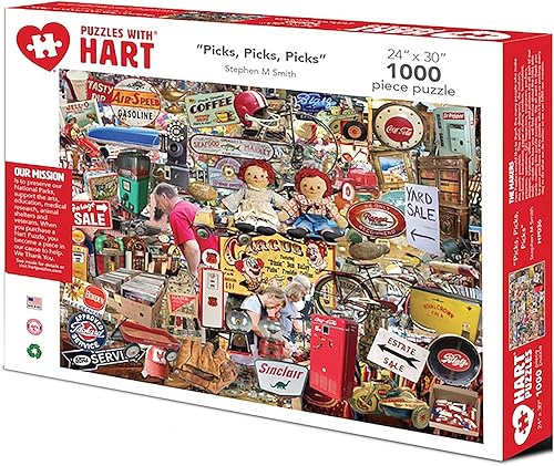 Picks, Picks, Picks by Steve Smith, rompecabezas de 1000 piezas de 24 x 30 pies