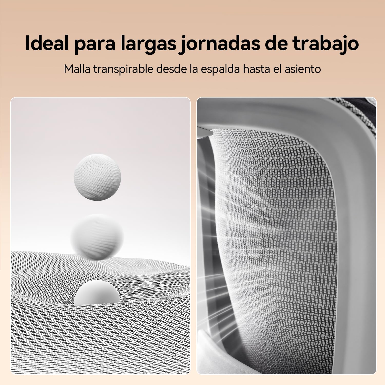 SIHOO Silla de Oficina ergonómica B100, cómoda Silla de Escritorio con Soporte Lumbar dinámico adaptativo, Silla de computadora con reposacabezas, reposabrazos abatibles (Blanca sin reposapiés)
