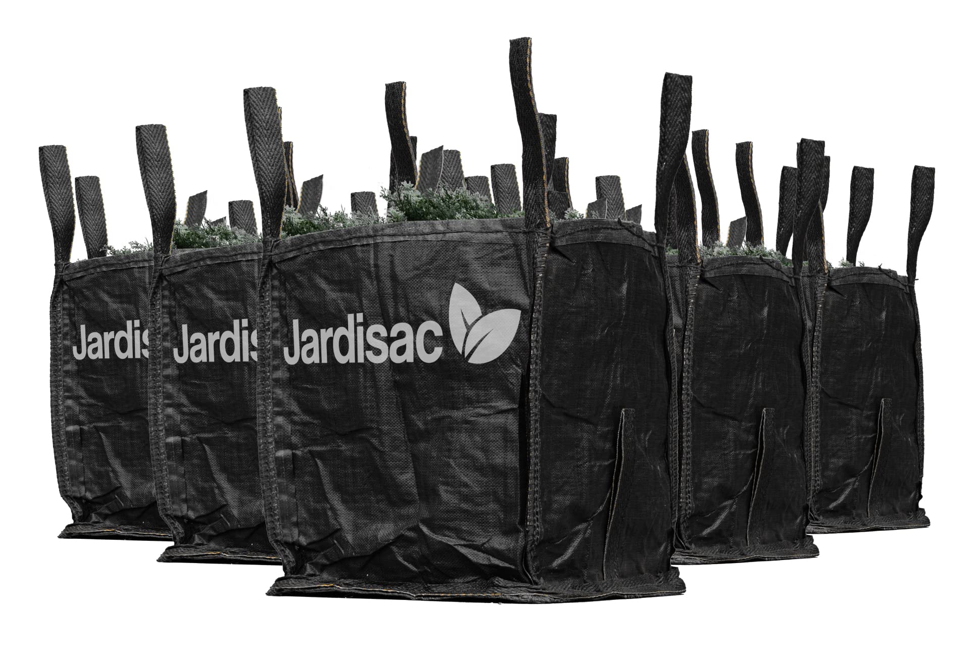 Bolsa de jardín profesional - Ultra resistente y reutilizable - Gran capacidad 150 L - Lote de 10 unidades