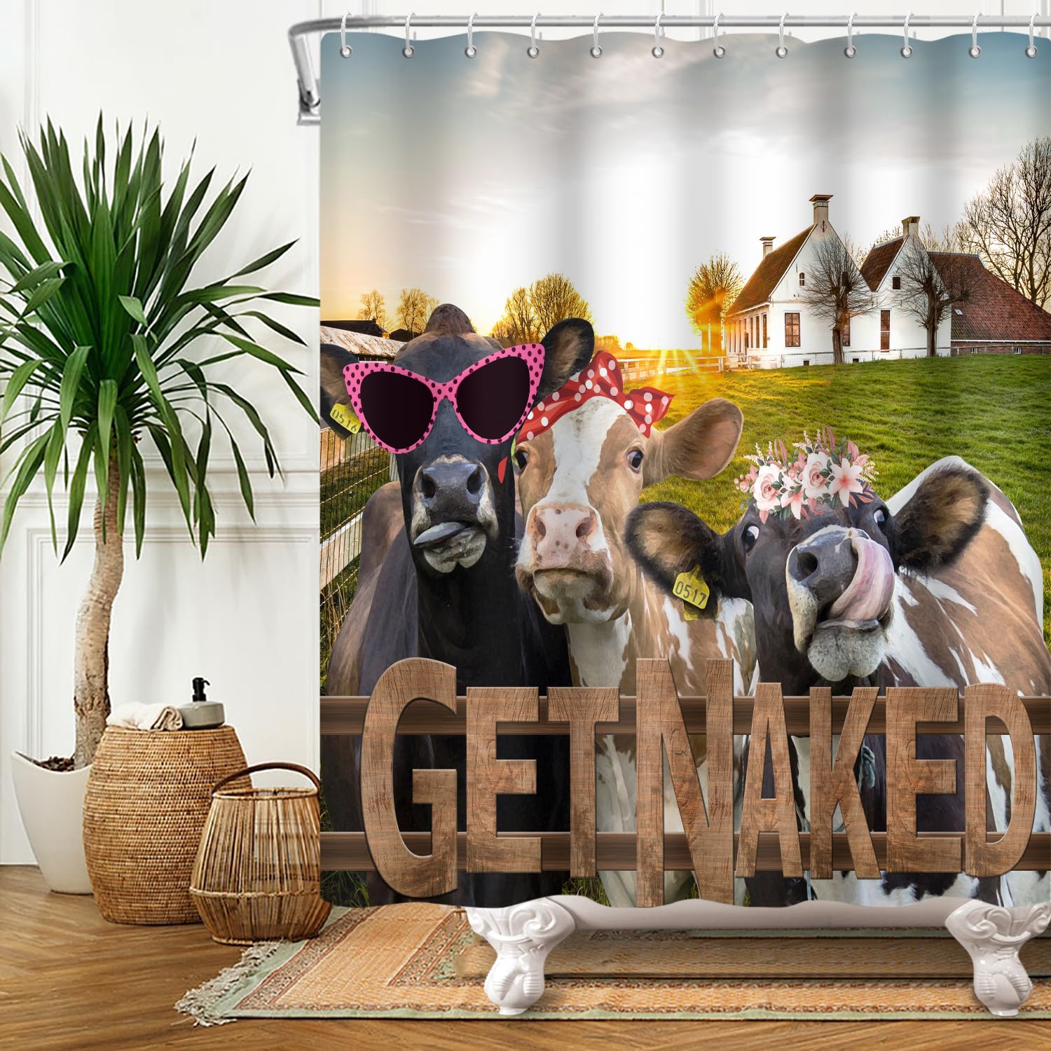 122x183cm Drôle Humain Squelette Rideau De Douche Aimer La Musique Jouant Guitare Dansant