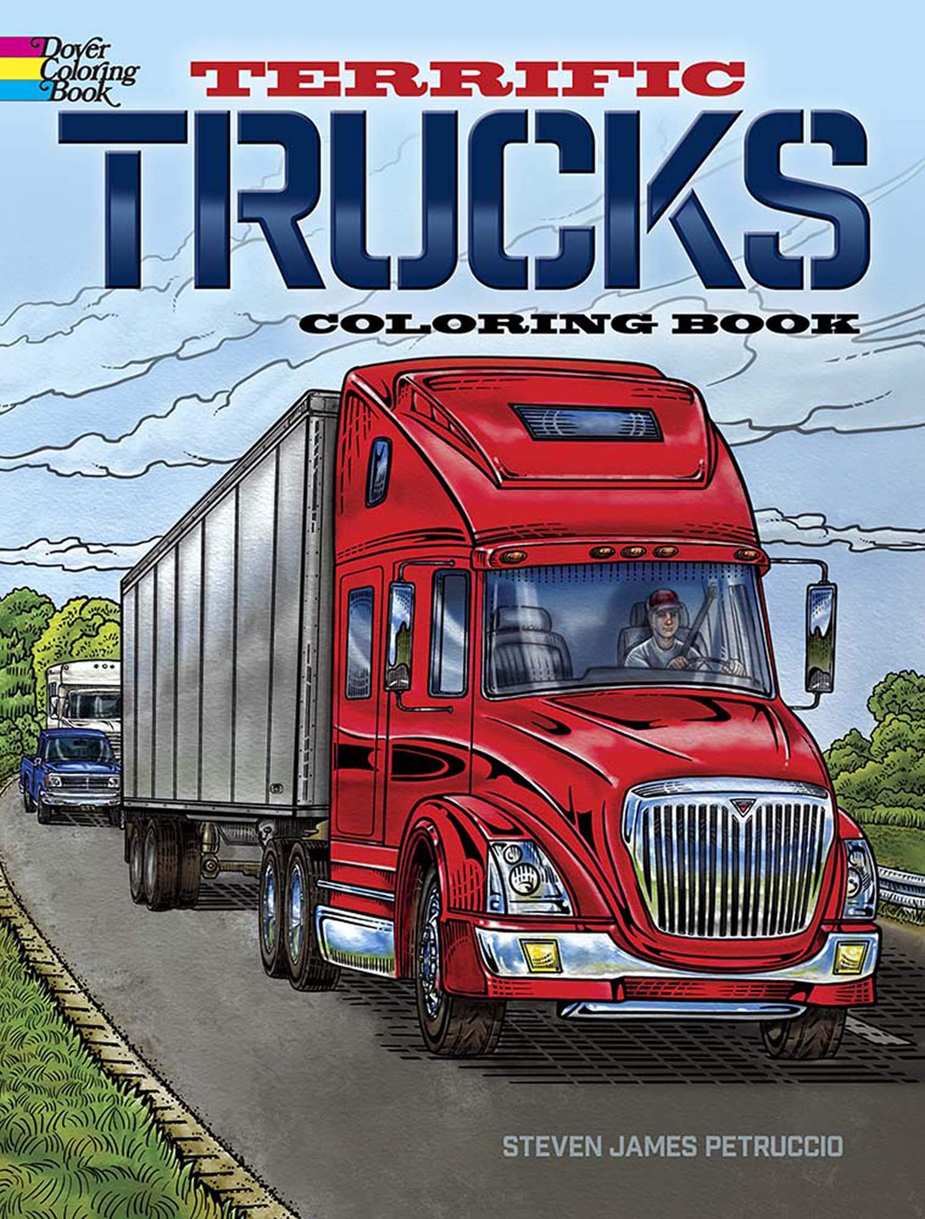 Terrific Trucks Coloring Book (Dover Coloring Books)