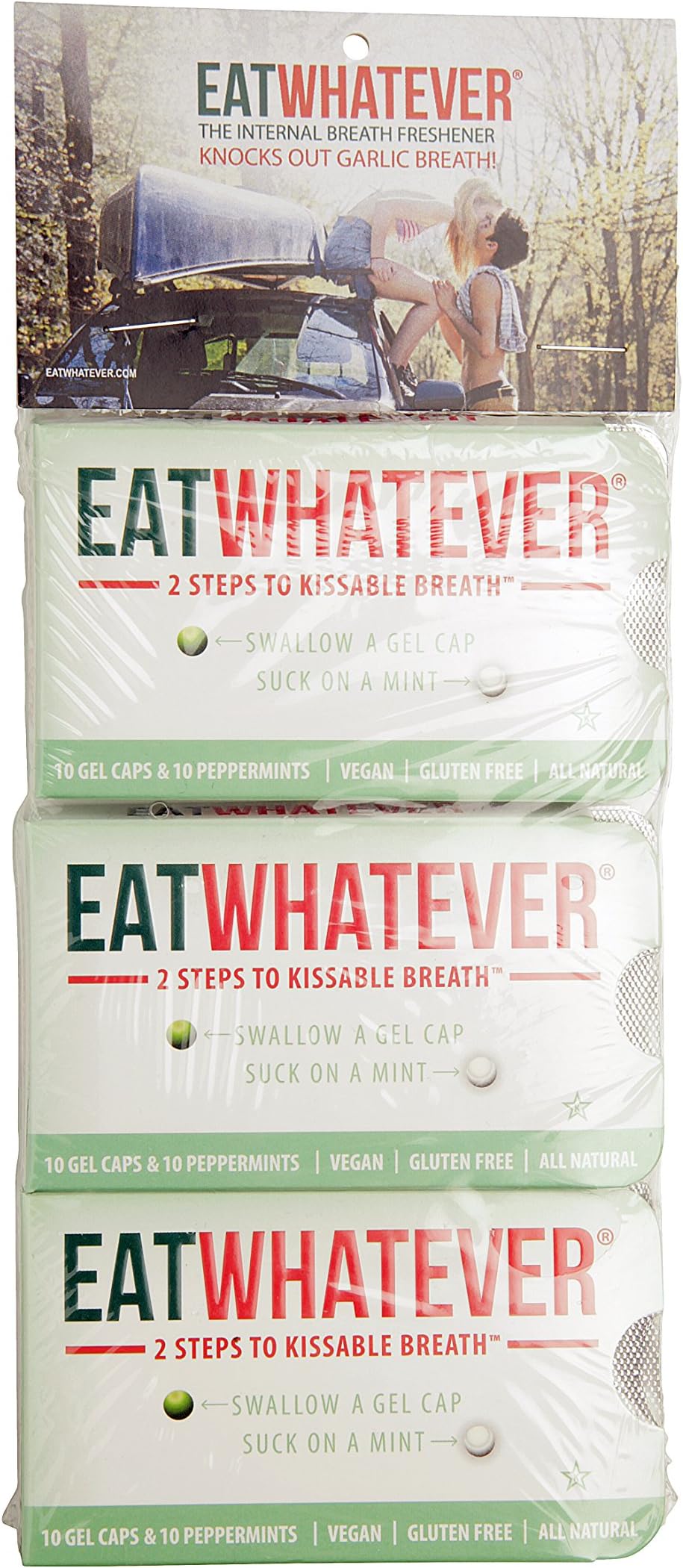 Eatwhatever Breath Freshening System, Peppermint, 30 Servings