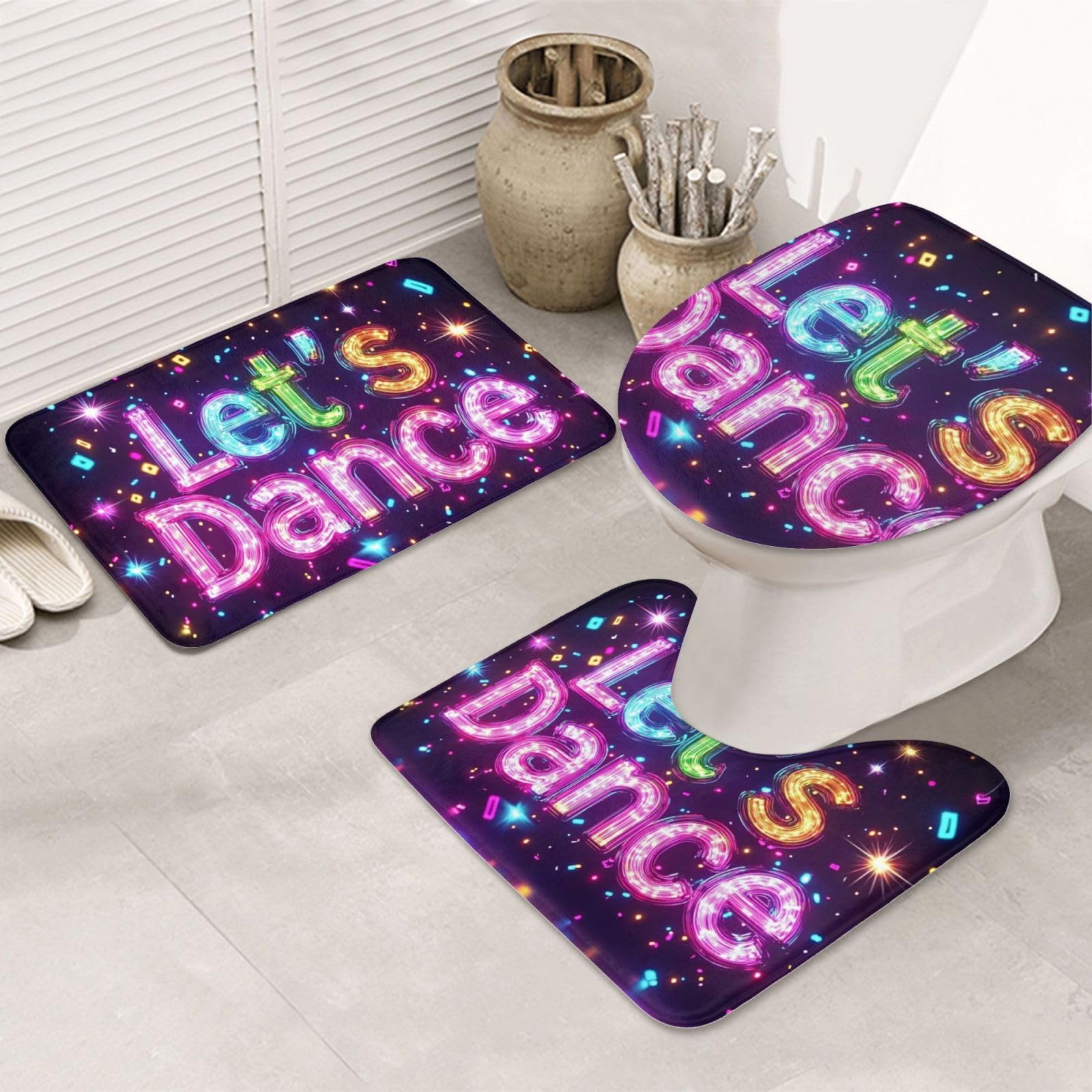 Alfombras de baño de danza de microfibra lavable que eliminan la humedad del suelo