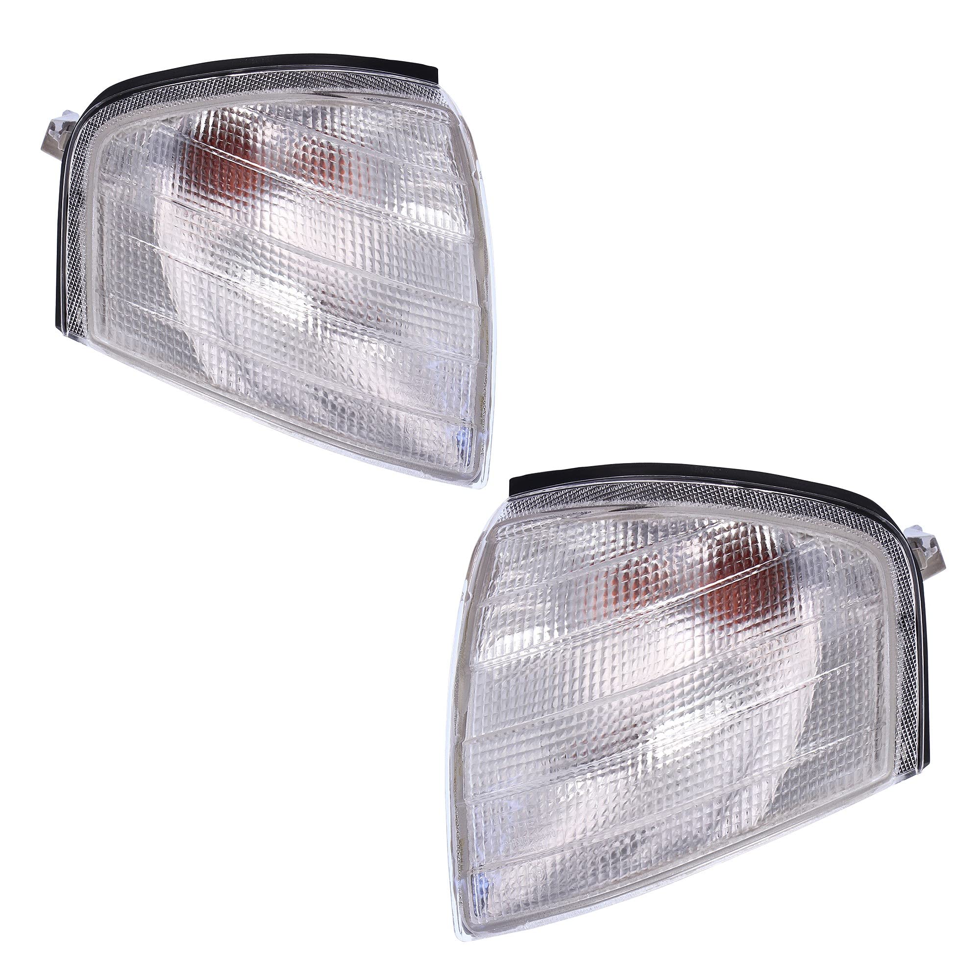 ATEC Germany 2x Intermitentes con soporte de lámpara naranja Luz