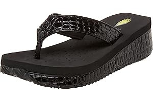 Volatiles Women's Mini Croco Flip-Flops