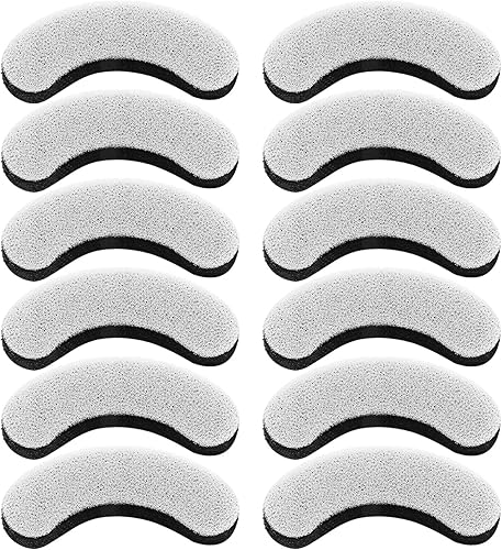 Miniatura 1 de Filtros de fuente de agua para gatos, paquete de 12 prefiltros de esponja de espuma de repuesto para mascotas para fuente transparente, filtro de