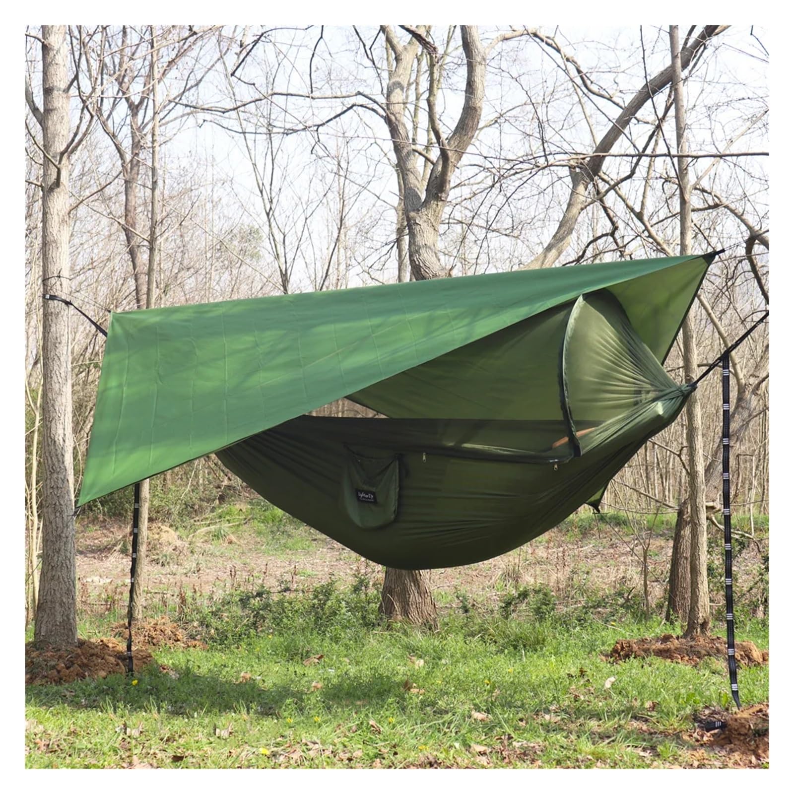 Hamac D‘ExtéRieur Tente de Camping en Tissu de Nylon Hamac en Filet extérieur Balançoire de Couchage 214 (Color : 01)