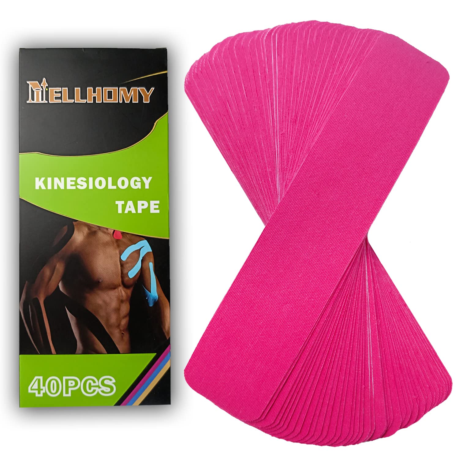 NELLHOMY Kinesiotapes, Physio Tape Kinesiology Tape Precut