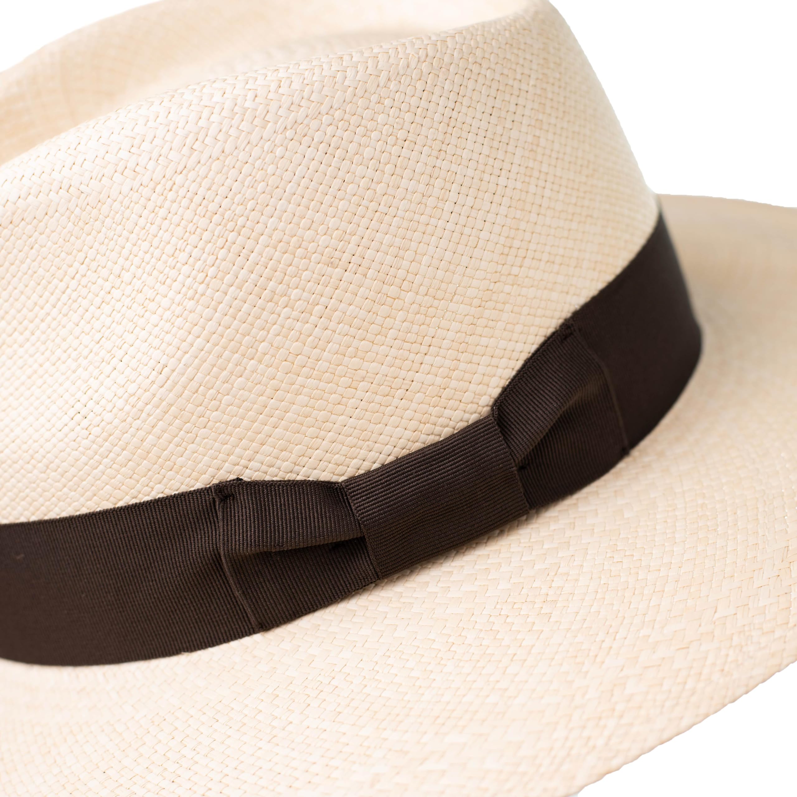 Cuenca 1905 Sidney Sombrero Panamá Genuino de Paja Toquilla, Tejido a Mano y Hecho 100% en Ecuador, Protección UV Natural, Panama Hat de Verano Hombre y Mujer