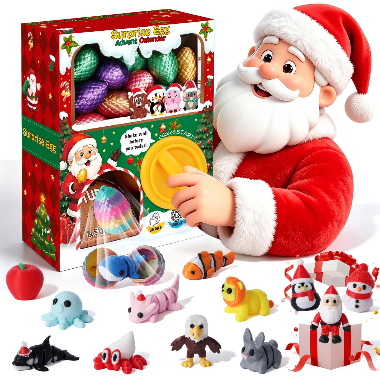 Vending Machine Advent Calendar 2026, Novelty Christmas Surprise Boys Girls